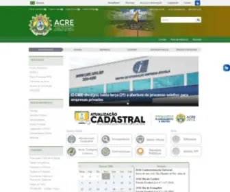 Acre.gov.br(Portal do Governo do Estado do Acre) Screenshot
