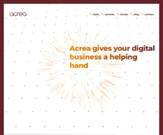 Acrea.com(Making Digital Work) Screenshot