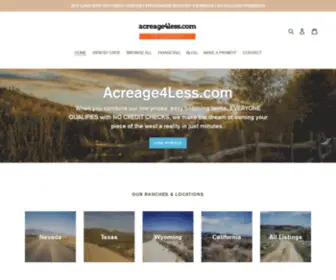 Acreage4Less.com(Acreage4less) Screenshot