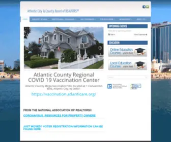 Acrealestate.org(Atlantic City & County Board of REALTORS®) Screenshot