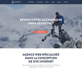 Acreat.com(Agence web) Screenshot