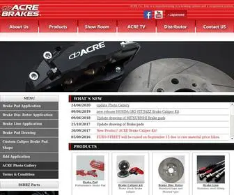 Acrebrakes.com(ACRE BRAKES) Screenshot