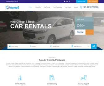 Acredo.in(Acredo Travel & Packages) Screenshot