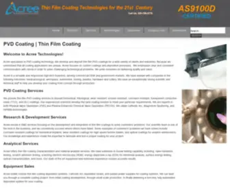 Acreetech.com(Acree Technologies Incorporated) Screenshot