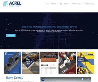 Acrelnet.com.br(Acrel Importadora) Screenshot