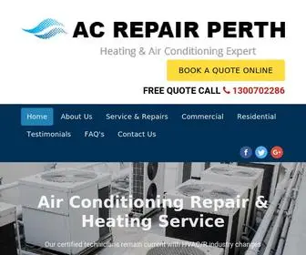 Acrepairperth.com(Air Conditioning Repair Perth WA) Screenshot