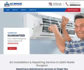 Acrepairservicedelhi.com(AC Installation & Repair Service) Screenshot