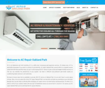 Acrepairsoaklandpark.com(AC Repair Oakland Park) Screenshot