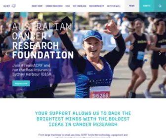 ACRF.com.au(Australian Cancer Research Foundation) Screenshot