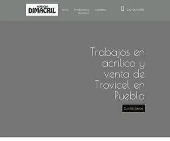 Acrilicosdimacril.mx(Trabajos en acrílico en Puebla) Screenshot