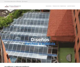 Acrilicosymarquesinas.com(Acrílicos y Marquesinas) Screenshot