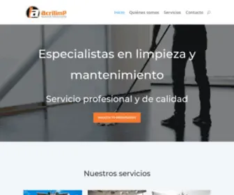 Acrilimp.es(Servicios de limpieza y mantenimiento) Screenshot