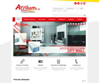 Acrilum.com(Acrilum C.A) Screenshot