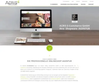 Acris-Ecommerce.at(Professionelle Onlineshop & E) Screenshot