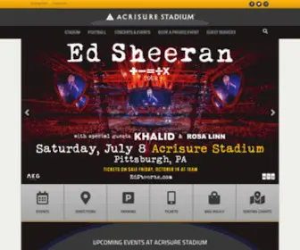 Acrisurestadium.com(Acrisure Stadium in Pittsburgh) Screenshot