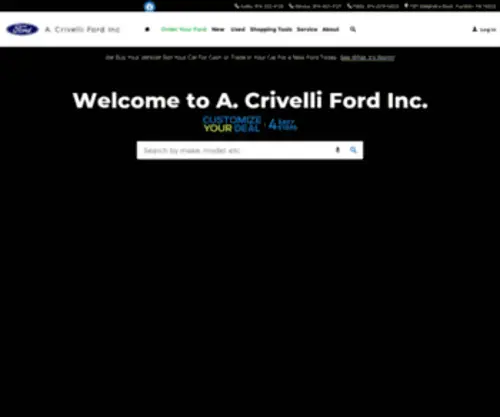 Acrivelliford.com(Crivelli Ford Inc) Screenshot
