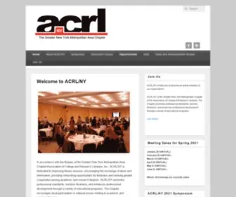 Acrlny.org(ACRL/NY) Screenshot