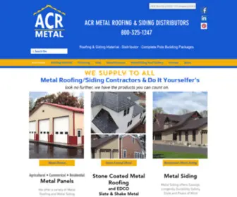 Acrmetal.com(ACR Metal Distributors) Screenshot