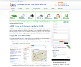 Acro.vn(Công ty SEO Chuyên Nghiệp & Uy tín nhất Hà Nội) Screenshot