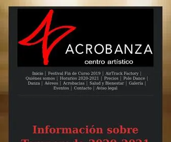 Acrobanza.es(Arte y cultura) Screenshot