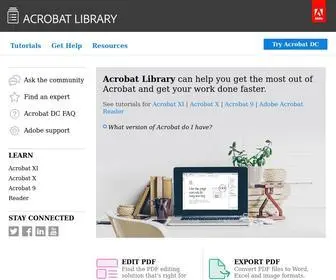 Acrobatusers.com(The Adobe Acrobat User Community) Screenshot