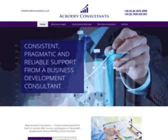 AcrodevConsultants.co.uk(Business development consultants) Screenshot