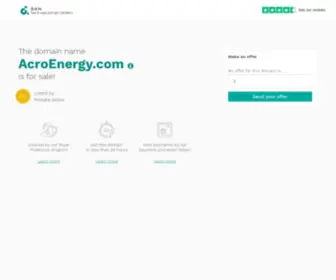 Acroenergy.com(Solar panels) Screenshot