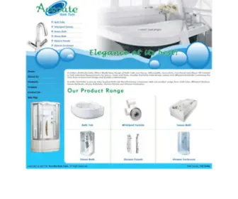 Acrolitebathtubs.in(Acrylic Bathtubs Manufacturer India) Screenshot