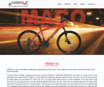 Acroltbikes.com Screenshot
