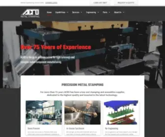 Acrometalstamping.com(Acro Metal Stamping) Screenshot