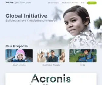 Acronis.org(Acronis Foundation) Screenshot