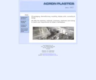 Acronplastics.com.au(Acron Plastics PTY) Screenshot