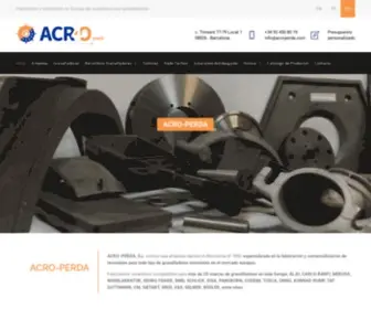 Acroperda.com(ACRO-Perda) Screenshot