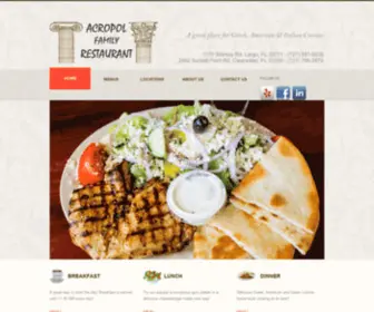 Acropolfamilyrestaurant.com(Acropol Family Restaurant) Screenshot