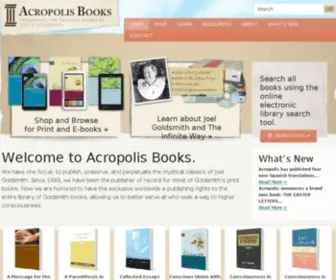 Acropolisbooks.com(We have one focus) Screenshot