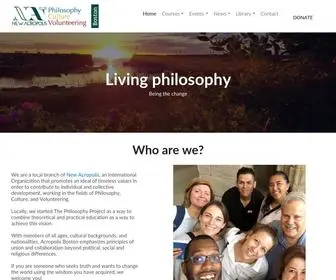 Acropolisboston.org(Acropolis Boston) Screenshot