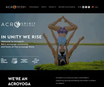 Acrospiritcommunity.com(AcroSpirit) Screenshot