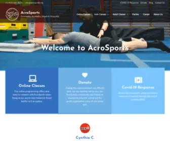 Acrosports.org(AcroSports) Screenshot