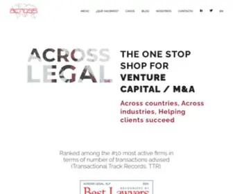 Acrosslegal.com(Página de inicio) Screenshot