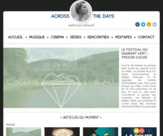 Acrossthedays.com(ACROSS THE DAYS) Screenshot