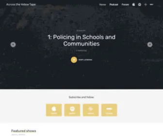 Acrosstheyellowtape.com(Across the Yellow Tape) Screenshot
