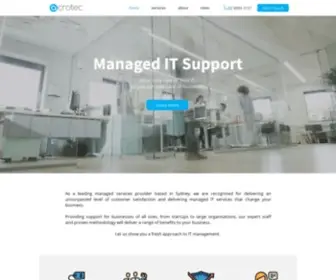 Acrotec.com.au(Managed IT Services) Screenshot