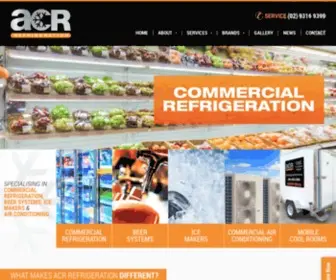 Acrrefrigeration.com.au(ACR Refrigeration) Screenshot