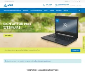 Acrtinc.com(Independent Utility Vegetation Management) Screenshot