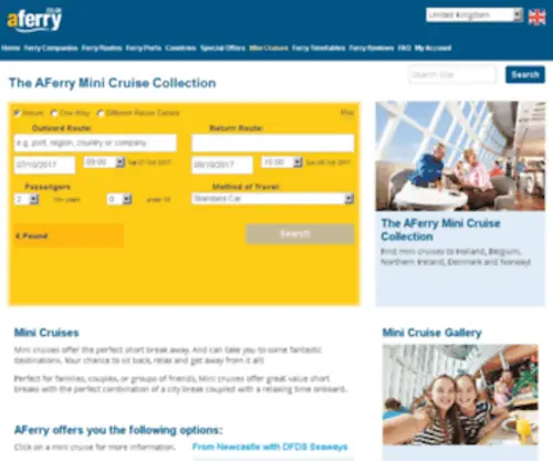 Acruise.co.uk(Acruise) Screenshot