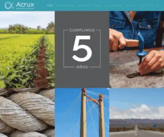 Acruxpartners.com(ACRUX PARTNERS) Screenshot