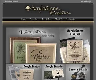 Acrylastone.com(AcrylaStone) Screenshot