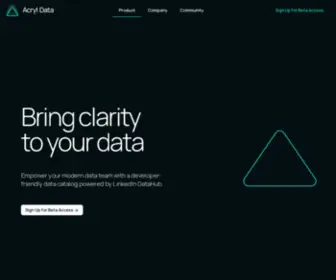 Acryldata.io(Acryldata) Screenshot