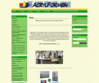 Acrylformen.de(Setzkästen) Screenshot