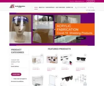 AcrylicFab.co.za(Acrylic Fabrications) Screenshot